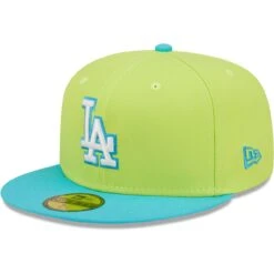 Men's Los Angeles Dodgers New Era Green/Aqua 1980 MLB All-Star Game Cyber Vice 59FIFTY Fitted Hat -Hat Shop aqua los angeles dodgers 1980 mlb all star game cyber vice 59fifty fitted hat pi4691000 altimages ff 4691610 e6e2bc30ffe98e32ccdaalt3 full