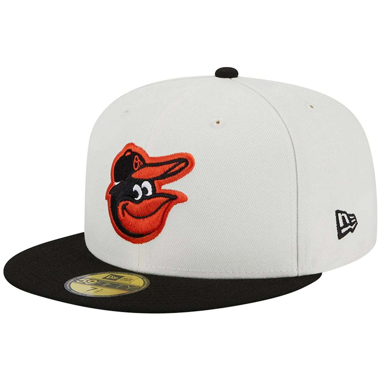 Men's Baltimore Orioles New Era Stone/Black Retro 59FIFTY Fitted Hat 3 Men's Baltimore Orioles New Era Stone/Black Retro 59FIFTY Fitted Hat - Image 3