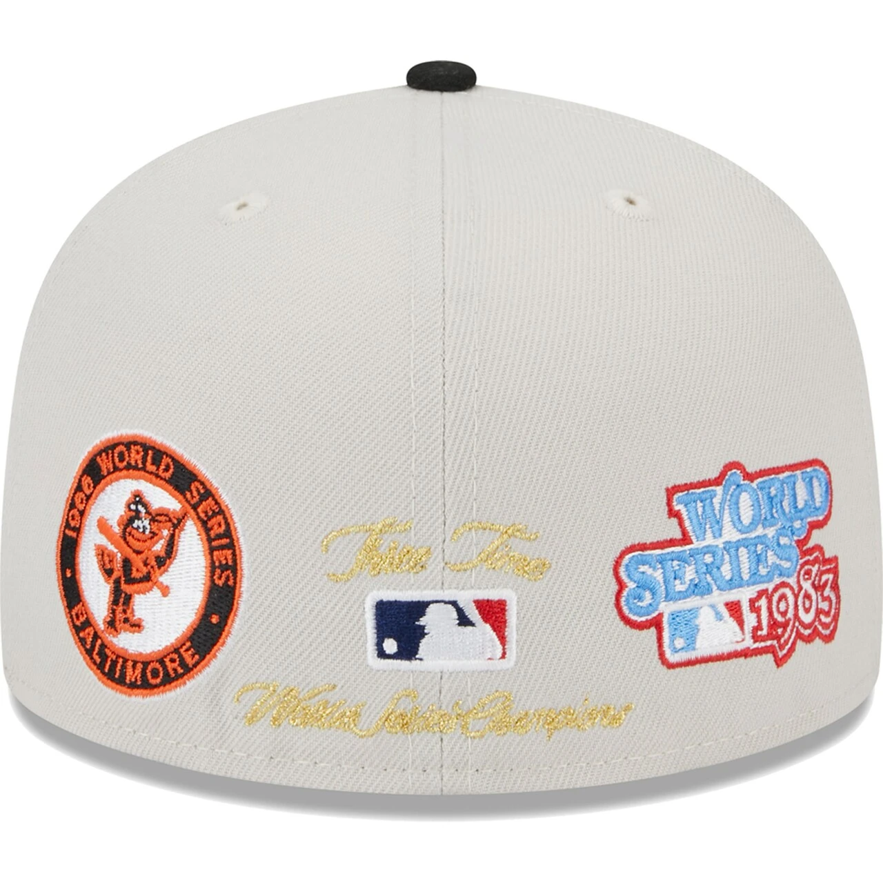 Men's Baltimore Orioles New Era Gray/Black World Class Back Patch 59FIFTY Fitted Hat 4 Men's Baltimore Orioles New Era Gray/Black World Class Back Patch 59FIFTY Fitted Hat - Image 4