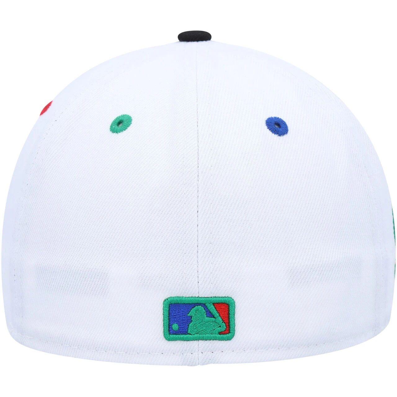 Men's Los Angeles Dodgers New Era White/Black 60th Anniversary Primary Eye 59FIFTY Fitted Hat 4 Men's Los Angeles Dodgers New Era White/Black 60th Anniversary Primary Eye 59FIFTY Fitted Hat - Image 4