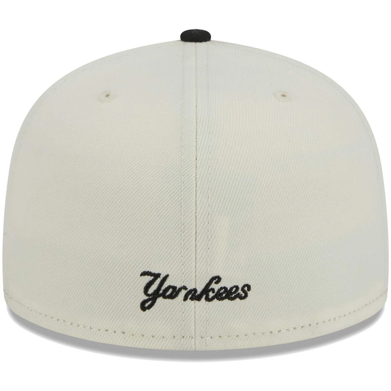 Men's New York Yankees New Era Stone/Black Chrome 59FIFTY Fitted Hat 4 Men's New York Yankees New Era Stone/Black Chrome 59FIFTY Fitted Hat - Image 4