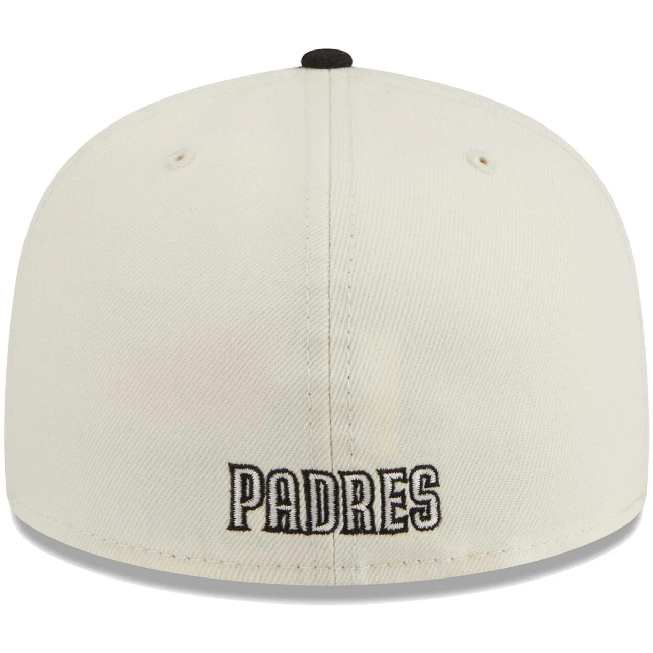 Men's San Diego Padres New Era Stone/Black Chrome 59FIFTY Fitted Hat 4 Men's San Diego Padres New Era Stone/Black Chrome 59FIFTY Fitted Hat - Image 4