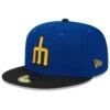 Men's Seattle Mariners New Era Royal/Black 2023 City Connect 59FIFTY Fitted Hat