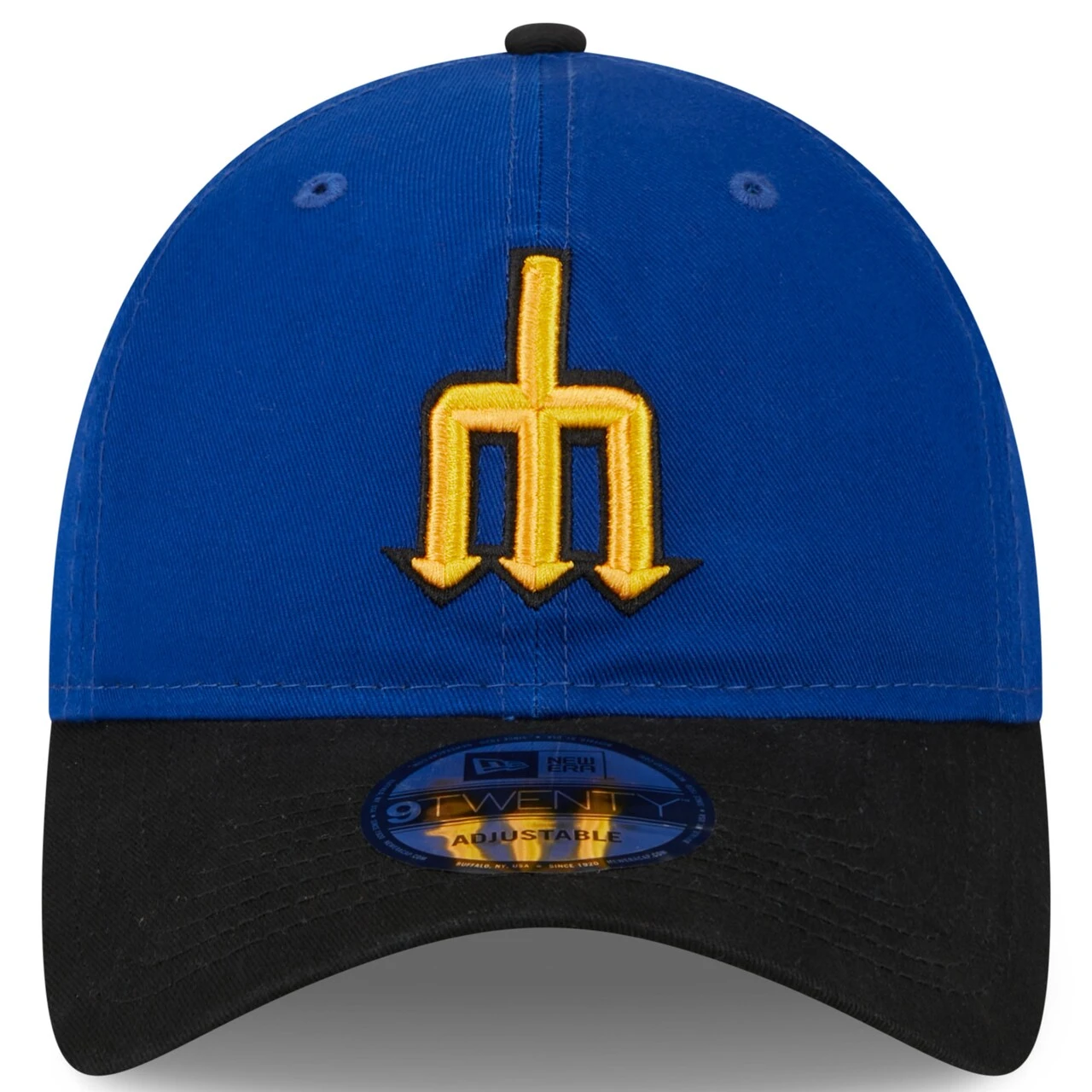 Men's Seattle Mariners New Era Royal/Black 2023 City Connect 9TWENTY Adjustable Hat 2 Men's Seattle Mariners New Era Royal/Black 2023 City Connect 9TWENTY Adjustable Hat - Image 2