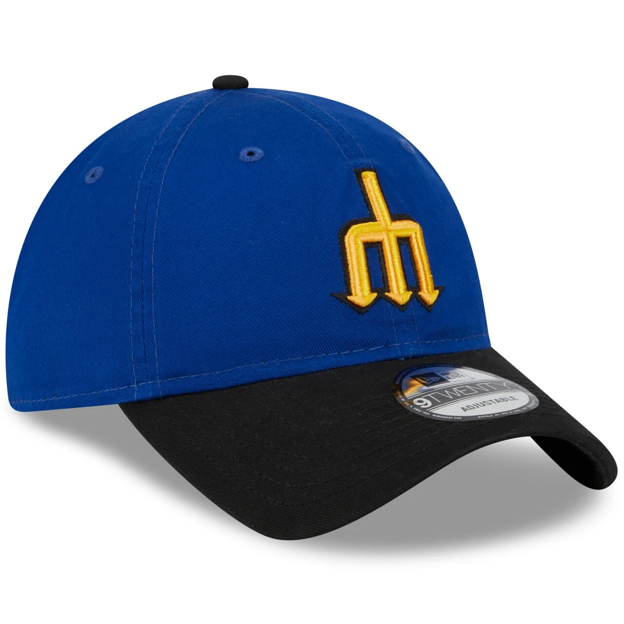 Men's Seattle Mariners New Era Royal/Black 2023 City Connect 9TWENTY Adjustable Hat 3 Men's Seattle Mariners New Era Royal/Black 2023 City Connect 9TWENTY Adjustable Hat - Image 3
