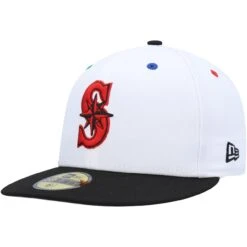 Men's Seattle Mariners New Era White/Black 40th Anniversary Primary Eye 59FIFTY Fitted Hat -Hat Shop black seattle mariners 40th anniversary primary eye 59fifty fitted hat ss5 p 4640882pv 3u dxoloddxcvrazm1xgbdgv 2ljc1sucfxid5hzor38o