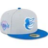 Men's Baltimore Orioles New Era Gray/Blue Dolphin 59FIFTY Fitted Hat