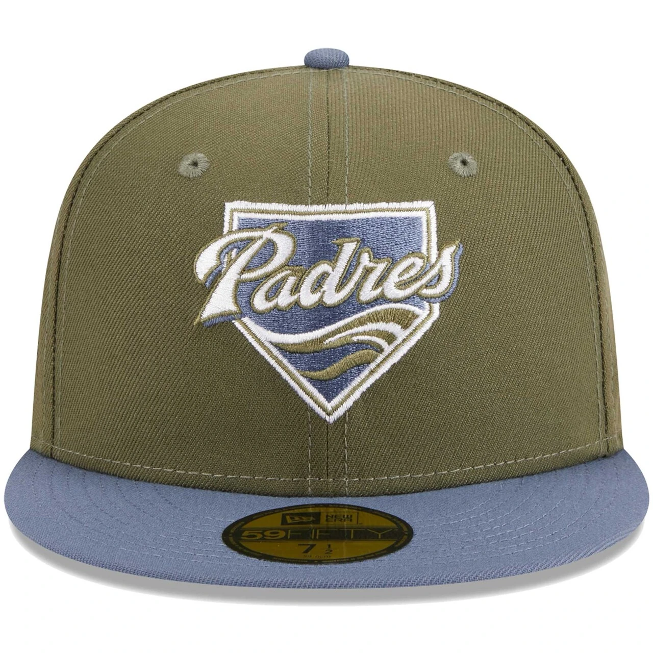 Men's San Diego Padres New Era Olive/Blue 59FIFTY Fitted Hat 2 Men's San Diego Padres New Era Olive/Blue 59FIFTY Fitted Hat - Image 2