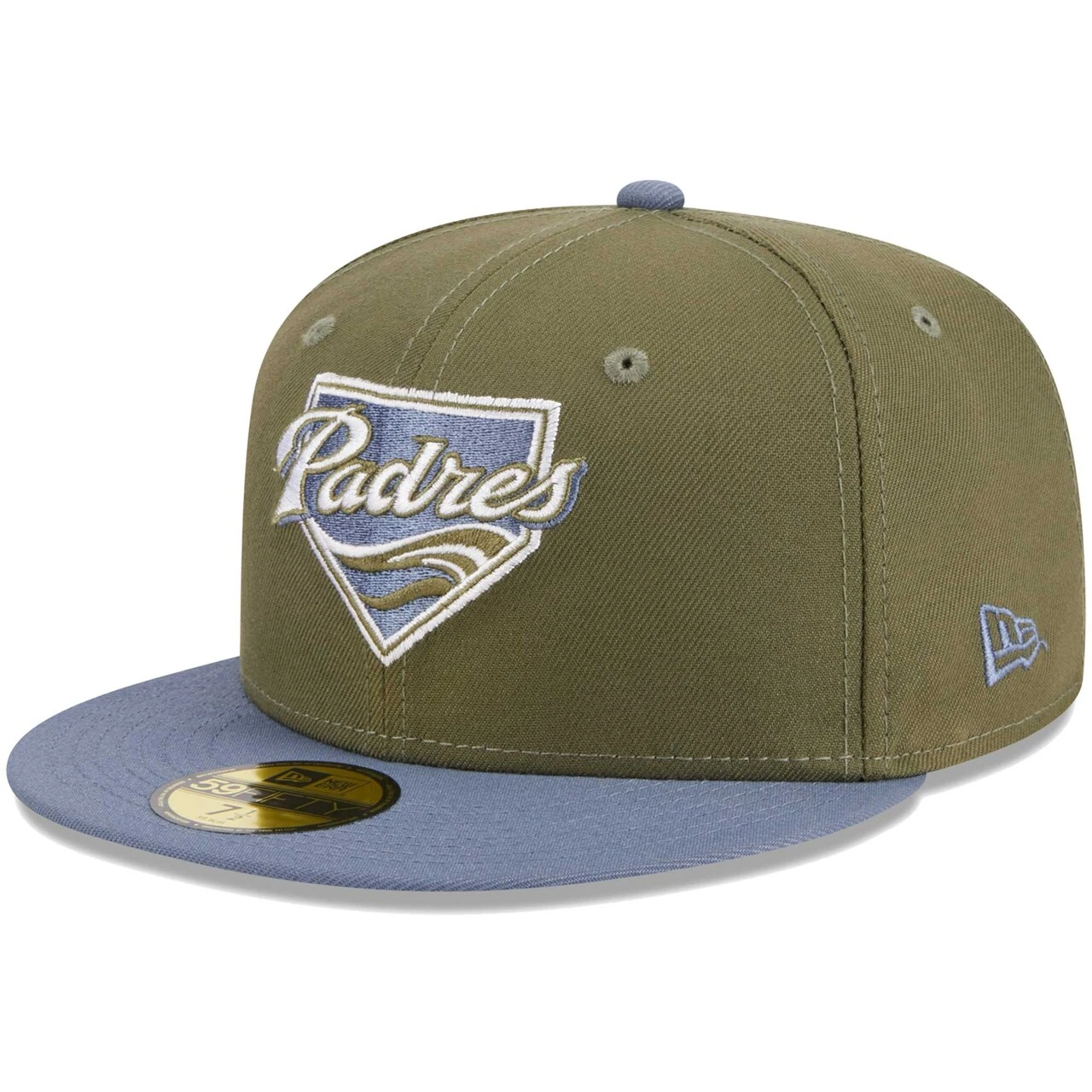 Men's San Diego Padres New Era Olive/Blue 59FIFTY Fitted Hat 3 Men's San Diego Padres New Era Olive/Blue 59FIFTY Fitted Hat - Image 3