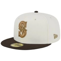 Men's Seattle Mariners New Era White/Brown 40th Team Anniversary 59FIFTY Fitted Hat -Hat Shop brown seattle mariners 40th team anniversary 59fifty fitted hat ss5 p 200006629pv 3u fhhndc1e4lp4y14xzzrvv nknbggkaxlk0ryze13rj