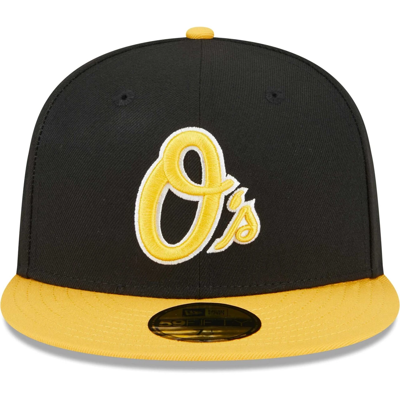 Men's Baltimore Orioles New Era Black/Gold 59FIFTY Fitted Hat 2 Men's Baltimore Orioles New Era Black/Gold 59FIFTY Fitted Hat - Image 2