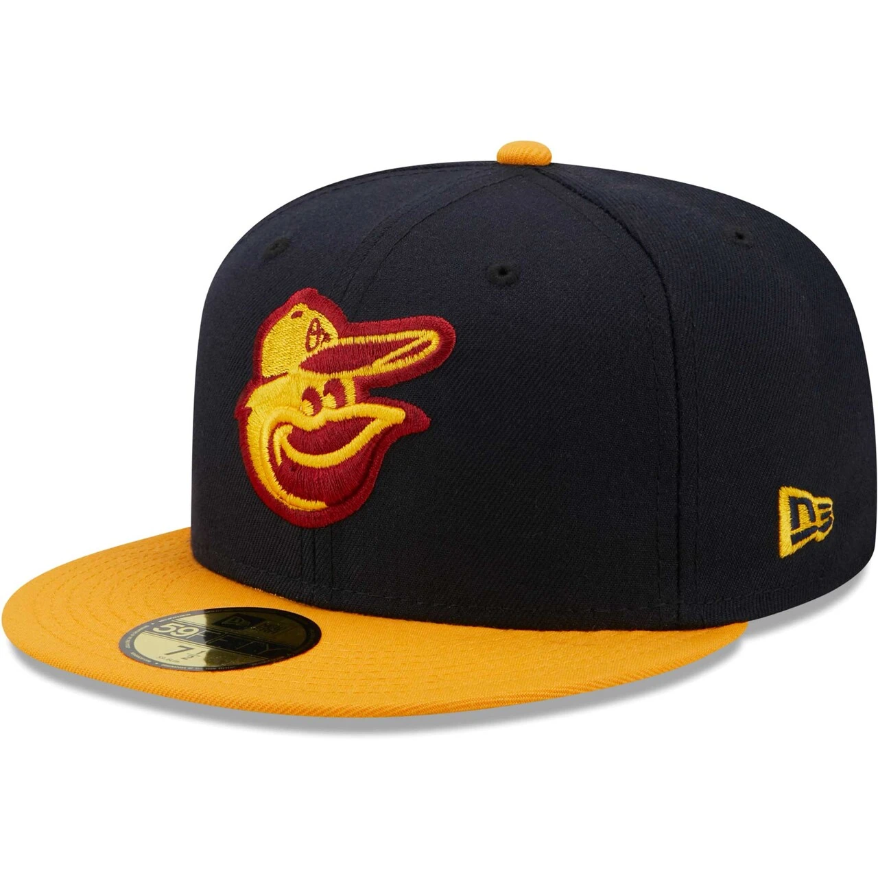 Men's Baltimore Orioles New Era Navy/Gold Primary Logo 59FIFTY Fitted Hat 3 Men's Baltimore Orioles New Era Navy/Gold Primary Logo 59FIFTY Fitted Hat - Image 3