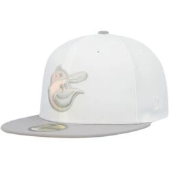 Men's Baltimore Orioles New Era White/Gray 60th Anniversary Patch Side Patch Peach Undervisor 59FIFTY Fitted Hat -Hat Shop gray baltimore orioles 60th anniversary patch side patch peach undervisor 59fifty fitted hat ss5 p 4596877pv 3u rigmdvm6qzxnb5fwivhpv qdertbywftapcwyr5jft