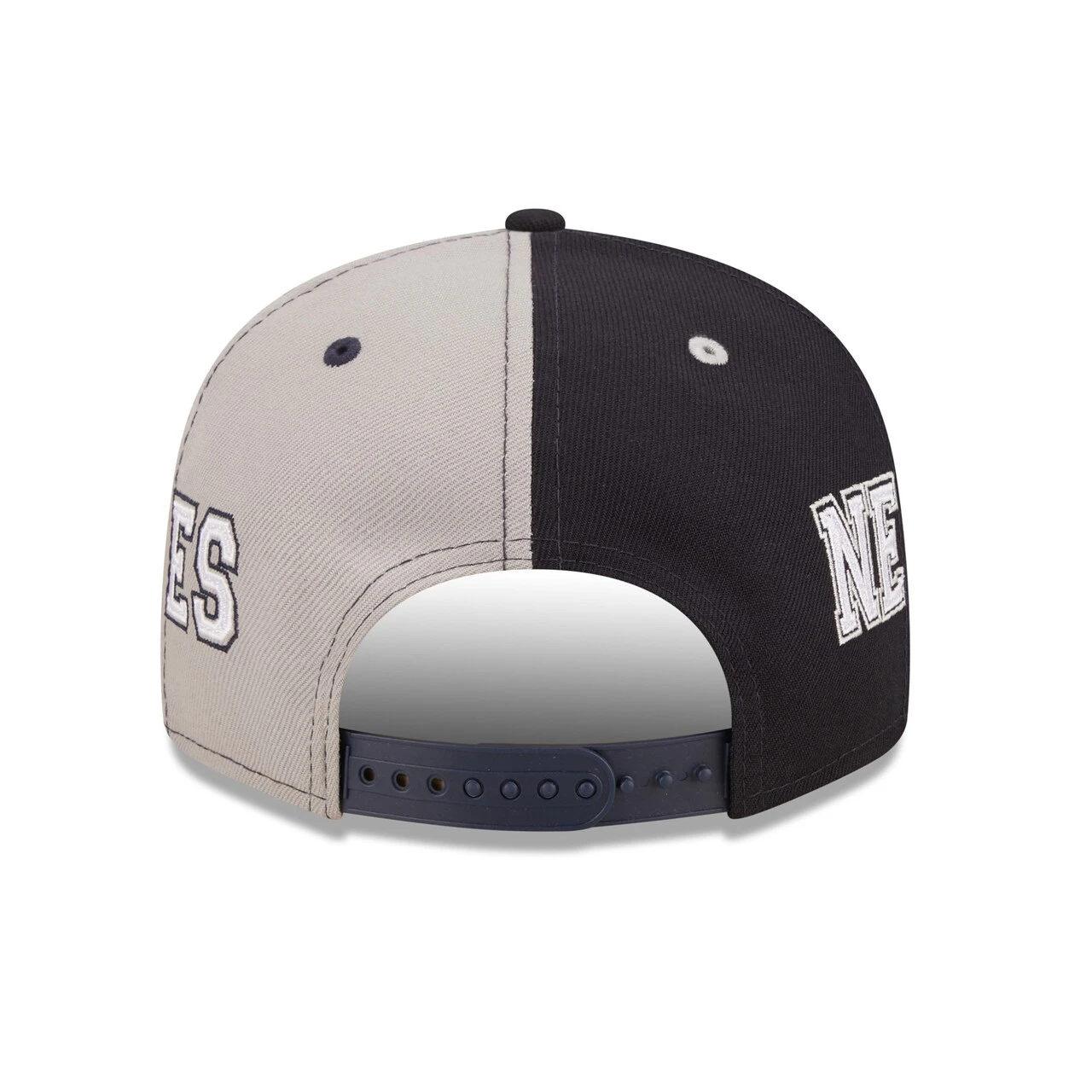 Men's New York Yankees New Era Navy/Gray Team Split 9FIFTY Snapback Hat 4 Men's New York Yankees New Era Navy/Gray Team Split 9FIFTY Snapback Hat - Image 4