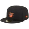 Infant Baltimore Orioles New Era Black My First 59FIFTY Fitted Hat