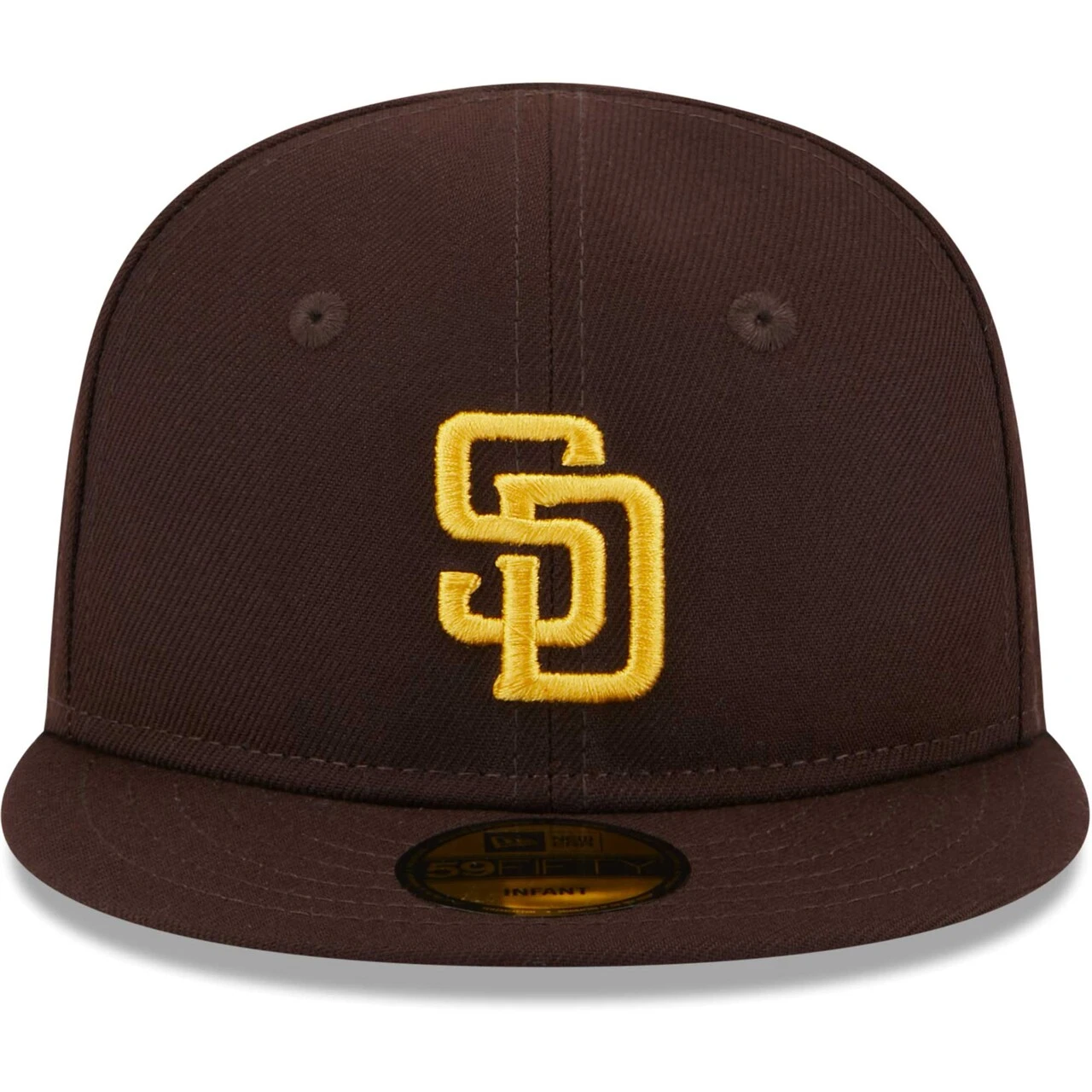 Infant San Diego Padres New Era Brown My First 59FIFTY Fitted Hat 2 Infant San Diego Padres New Era Brown My First 59FIFTY Fitted Hat - Image 2