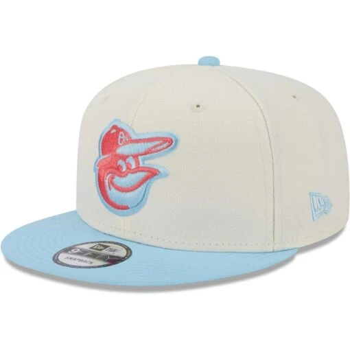 Men's Baltimore Orioles New Era Cream/Light Blue Spring Basic Two-Tone 9FIFTY Snapback Hat -Hat Shop light blue baltimore orioles spring basic two tone 9fifty snapback hat ss5 p 5000750pv 1u rbcniuiq2ix1msnejrvhv seug74fakxv7wtkyaeai