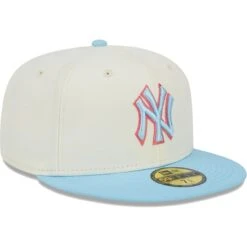 Men's New York Yankees New Era Cream/Light Blue Spring Color Two-Tone 59FIFTY Fitted Hat -Hat Shop light blue new york yankees spring color two tone 59fifty fitted hat ss5 p 5000246pv 3u nqesdfsgyyrph4hoth6gv znaqlt96btxmp2jkbq4u