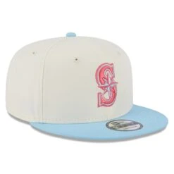 Men's Seattle Mariners New Era Cream/Light Blue Spring Basic Two-Tone 9FIFTY Snapback Hat -Hat Shop light blue seattle mariners spring basic two tone 9fifty snapback hat ss5 p 5000819pv 3u rhbetooljekwqo8s0ikuv rwlypziqzjkfv4kqipbr