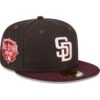 Men's San Diego Padres New Era Brown/Maroon Chocolate Strawberry 59FIFTY Fitted Hat