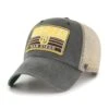 Men's San Diego Padres '47 Charcoal Four Stroke Clean Up Trucker Snapback Hat