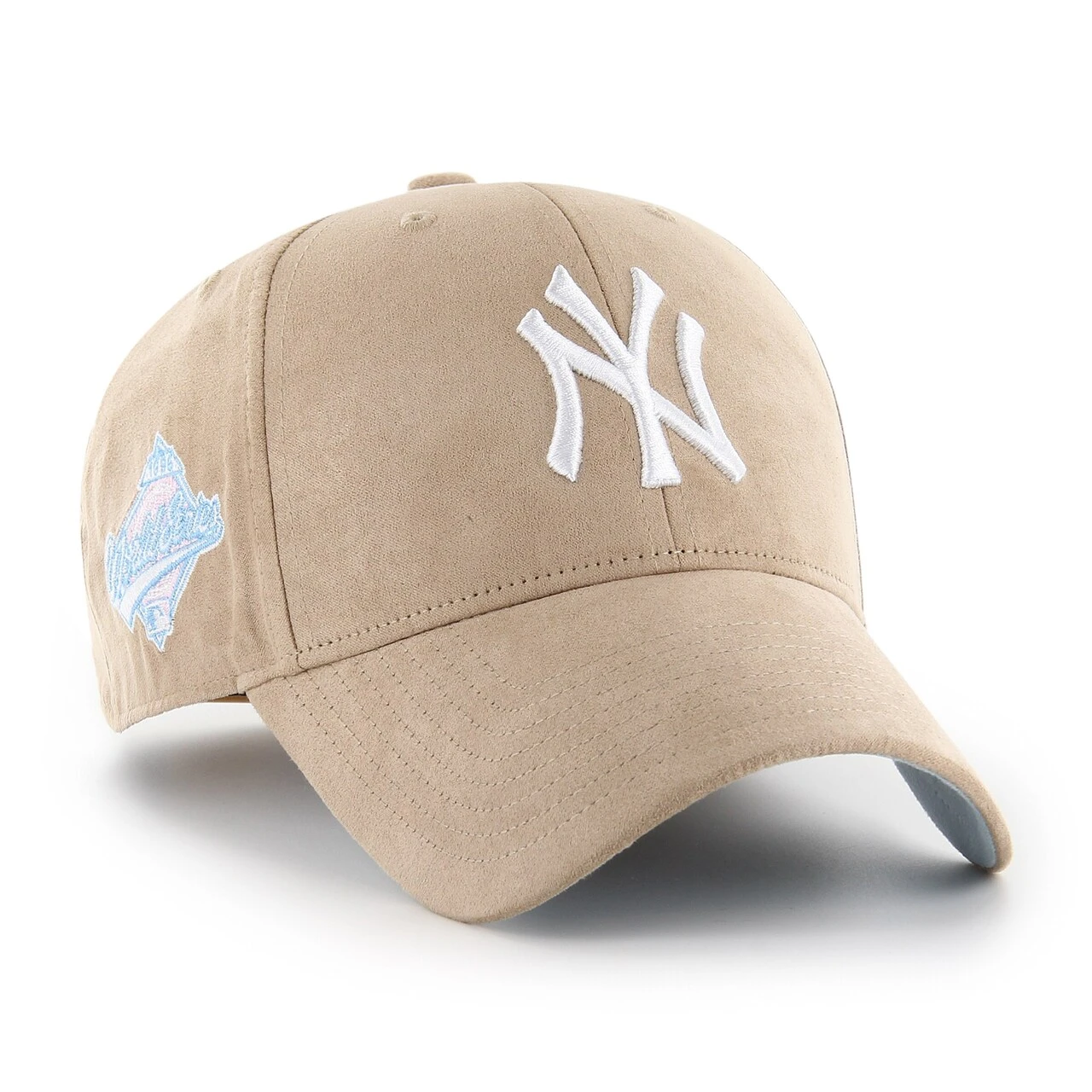 Men's New York Yankees '47 Khaki Ultra Suede MVP Adjustable Hat 1 Men's New York Yankees '47 Khaki Ultra Suede MVP Adjustable Hat