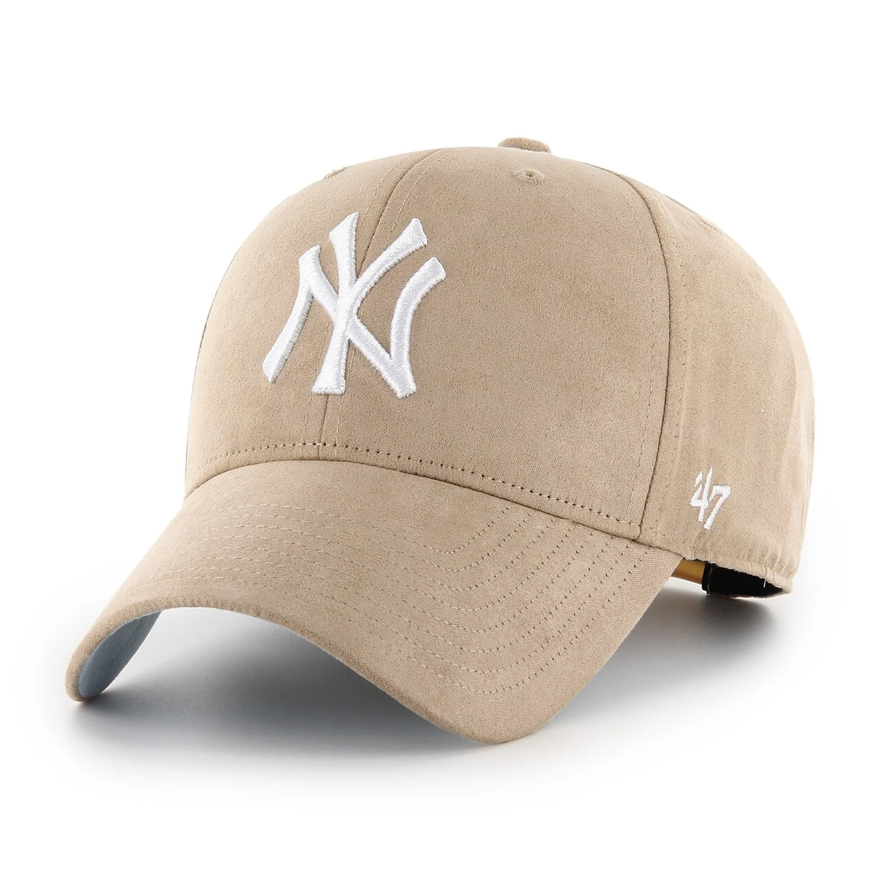 Men's New York Yankees '47 Khaki Ultra Suede MVP Adjustable Hat 2 Men's New York Yankees '47 Khaki Ultra Suede MVP Adjustable Hat - Image 2