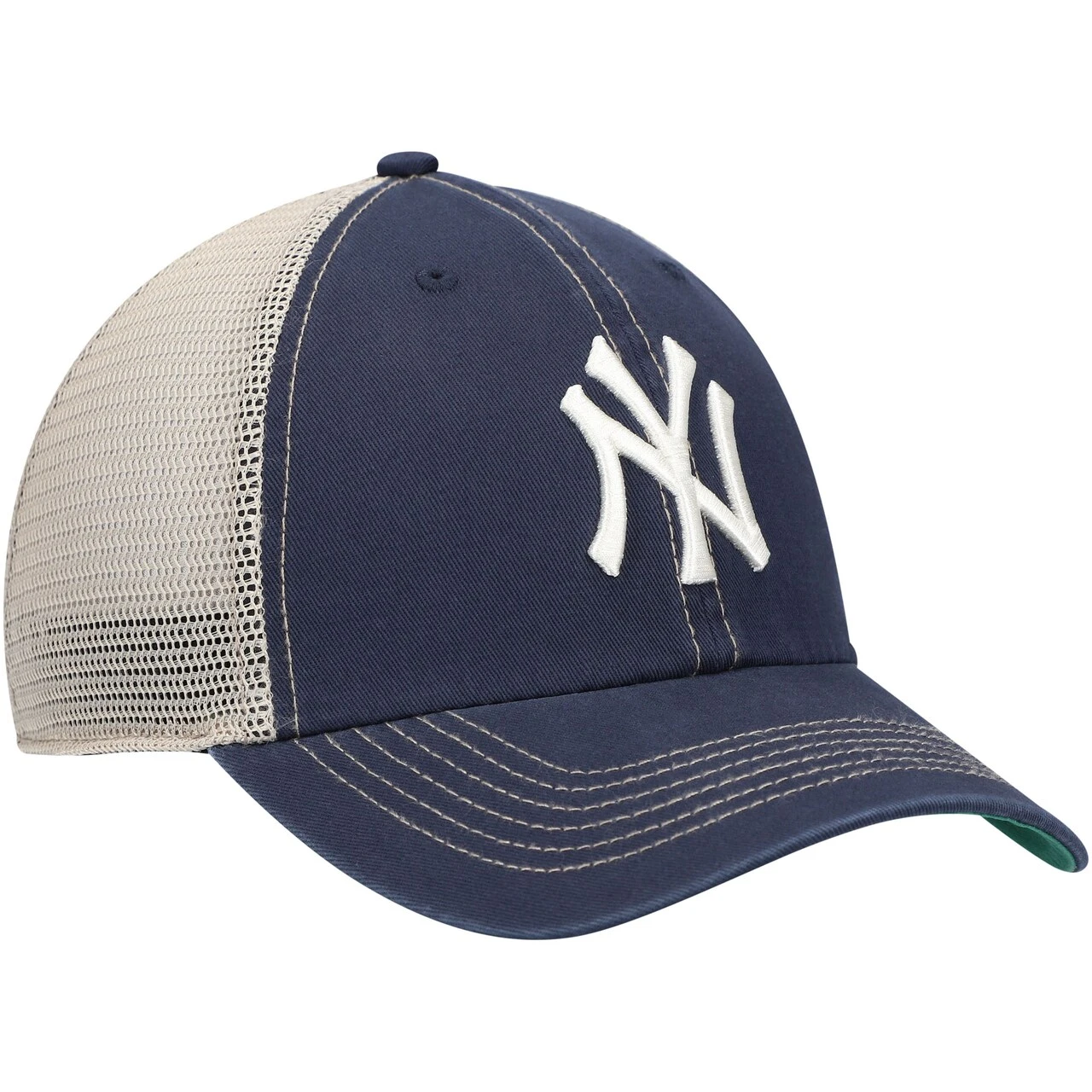 Men's New York Yankees '47 Navy Trawler Clean Up Trucker Snapback Hat 3 Men's New York Yankees '47 Navy Trawler Clean Up Trucker Snapback Hat - Image 3