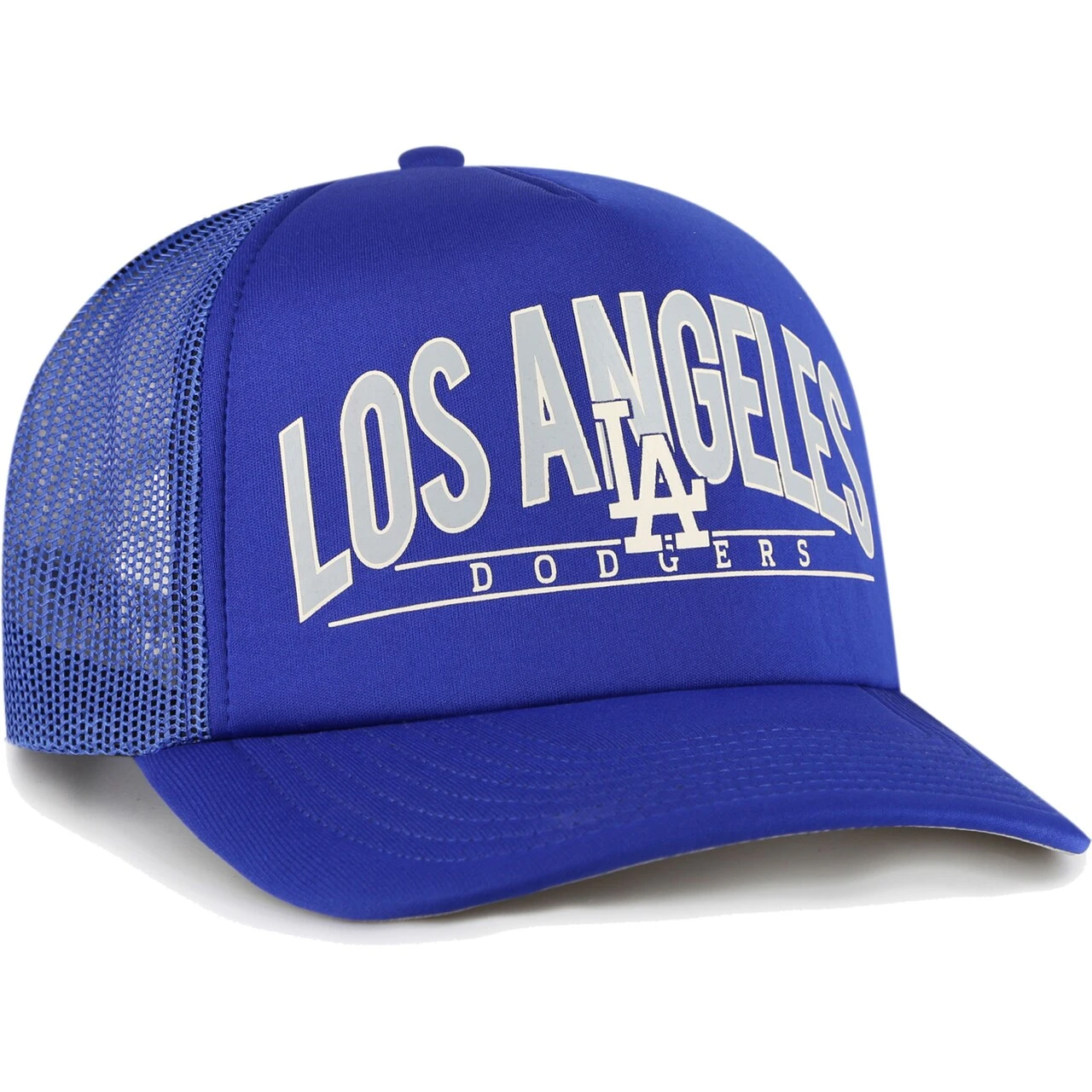 Men's Los Angeles Dodgers '47 Royal Backhaul Foam Trucker Snapback Hat 2 Men's Los Angeles Dodgers '47 Royal Backhaul Foam Trucker Snapback Hat - Image 2