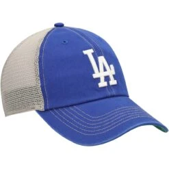 Men's Los Angeles Dodgers '47 Royal Logo Trawler Clean Up Trucker Snapback Hat -Hat Shop mens 47 royal los angeles dodgers logo trawler clean up trucker snapback hat pi4701000 altimages ff 4701711 44cf2a1abf6451be7c35alt3 full