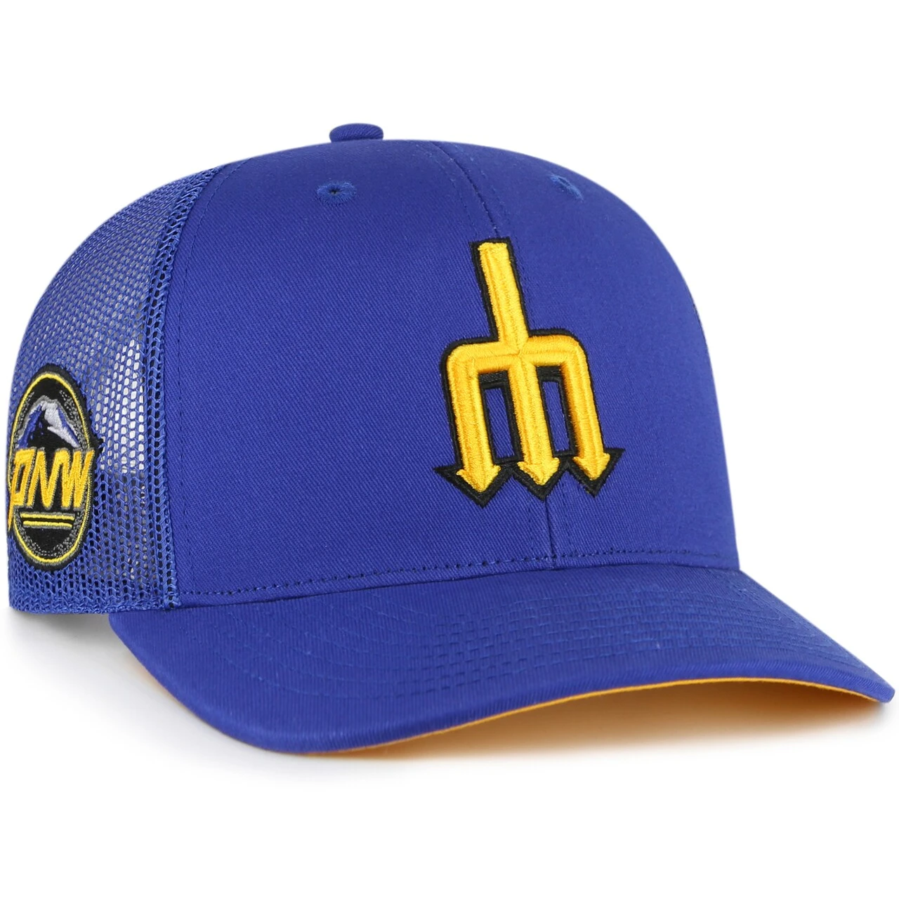 Men's Seattle Mariners '47 Royal 2023 City Connect Trucker Adjustable Hat 1 Men's Seattle Mariners '47 Royal 2023 City Connect Trucker Adjustable Hat