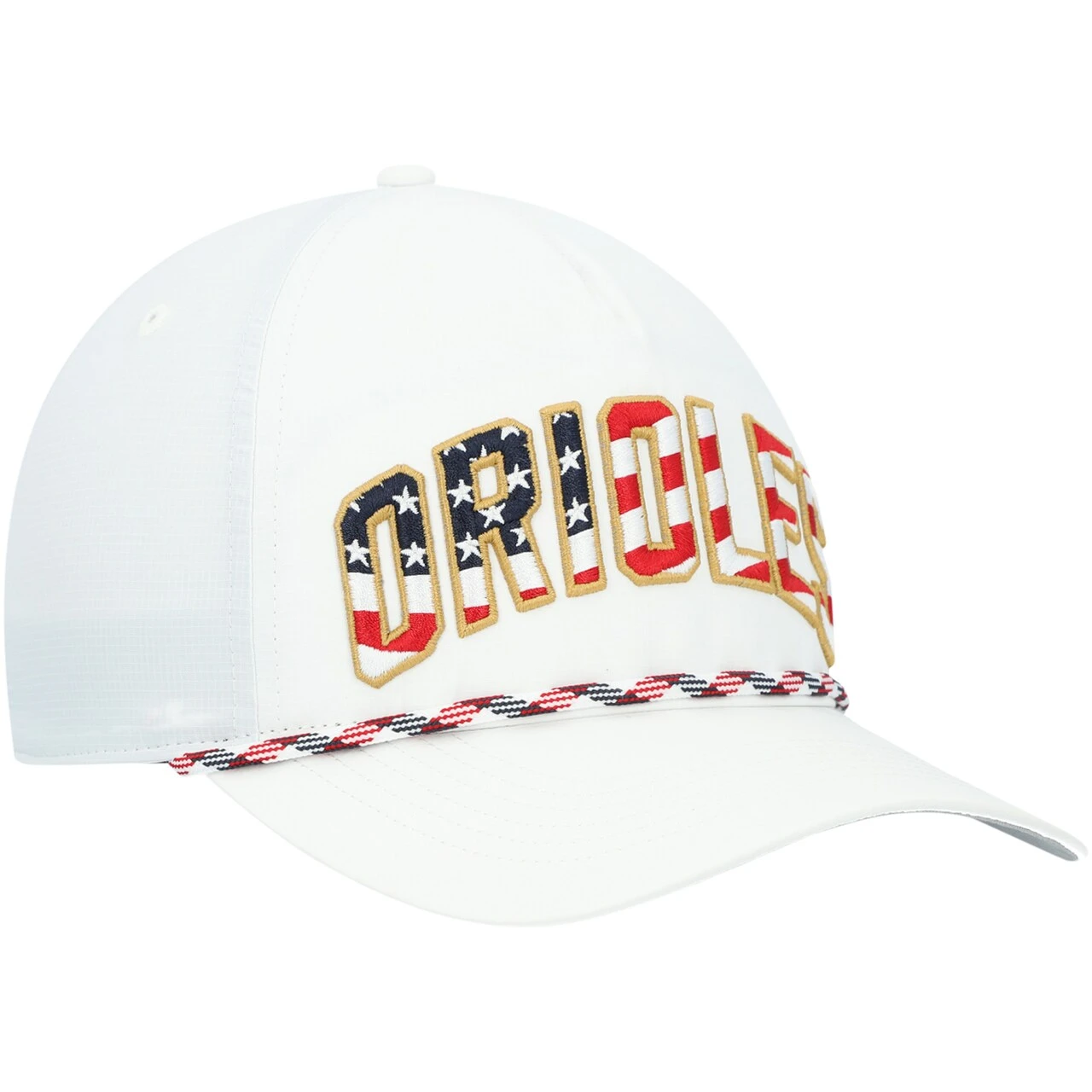 Men's Baltimore Orioles '47 White Flag Flutter Hitch Snapback Hat 3 Men's Baltimore Orioles '47 White Flag Flutter Hitch Snapback Hat - Image 3
