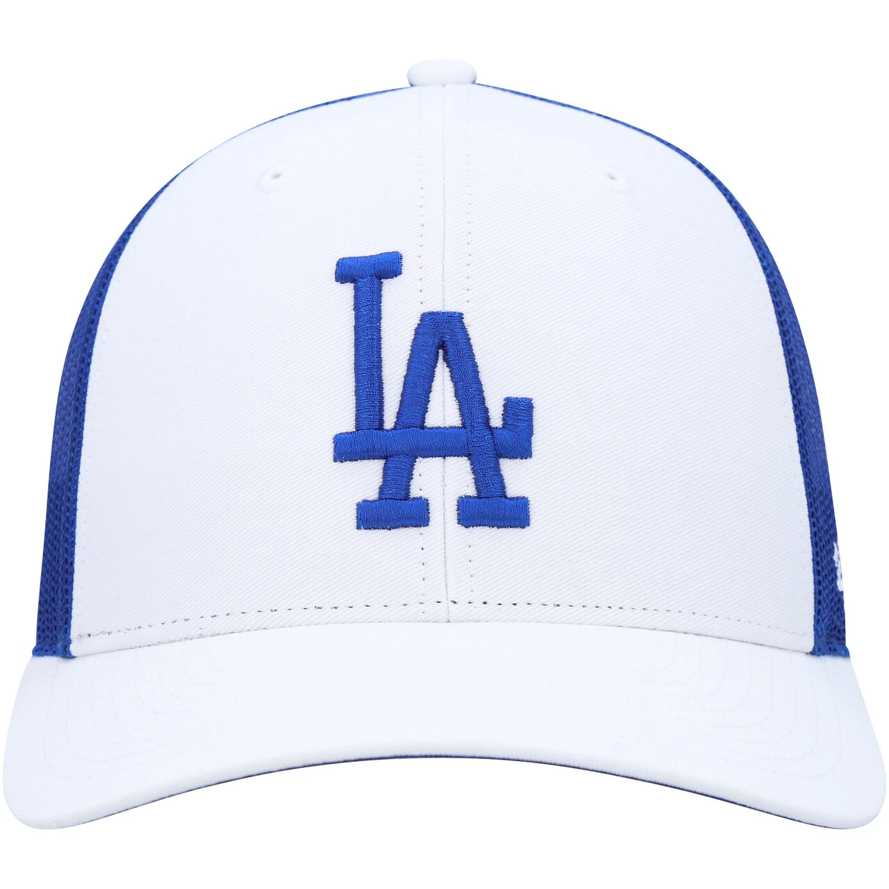 Men's Los Angeles Dodgers '47 White Secondary Trucker Snapback Hat 2 Men's Los Angeles Dodgers '47 White Secondary Trucker Snapback Hat - Image 2