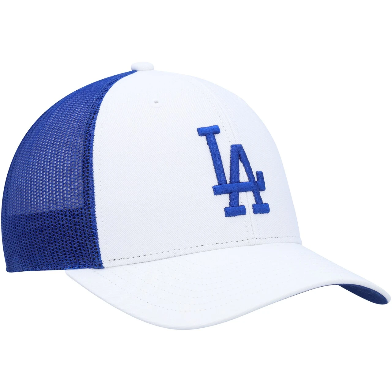 Men's Los Angeles Dodgers '47 White Secondary Trucker Snapback Hat 3 Men's Los Angeles Dodgers '47 White Secondary Trucker Snapback Hat - Image 3