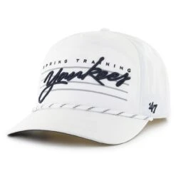 Men's New York Yankees '47 White Downburst Hitch Snapback Hat