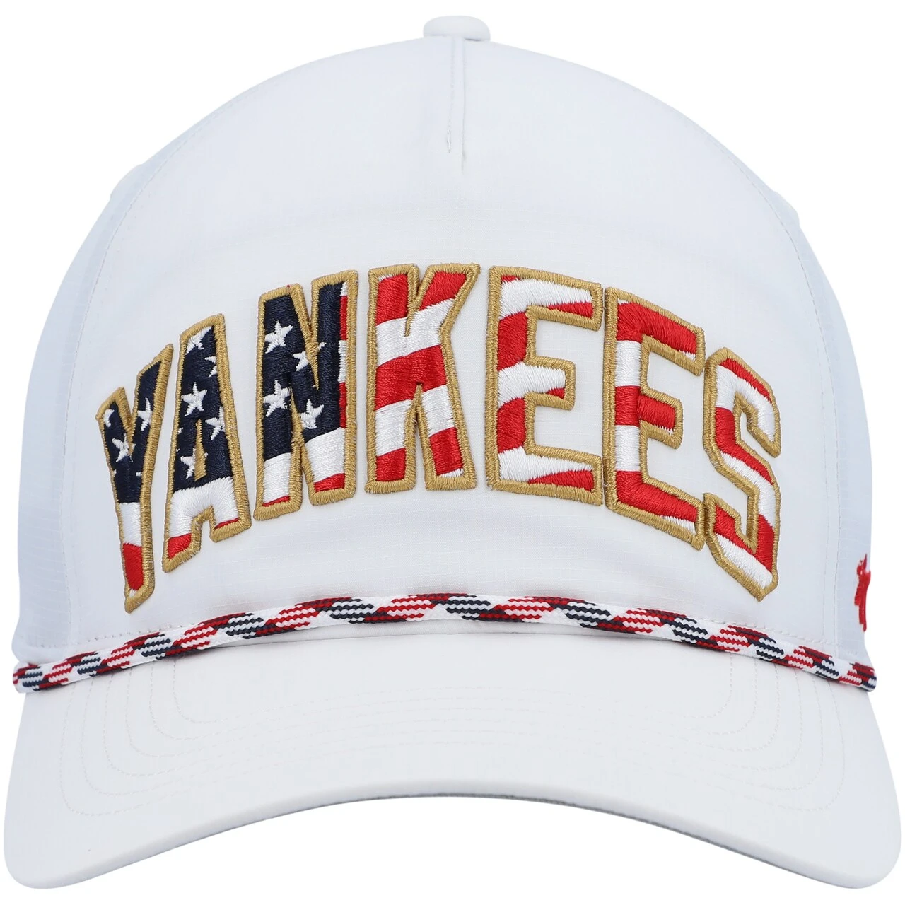 Men's New York Yankees '47 White Flag Flutter Hitch Snapback Hat 2 Men's New York Yankees '47 White Flag Flutter Hitch Snapback Hat - Image 2