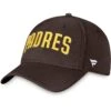 Men's San Diego Padres Fanatics Branded Brown Core Flex Hat