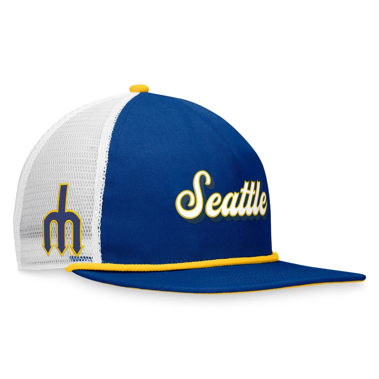 Men's Seattle Mariners Fanatics Branded Royal Heritage Golfer Snapback Hat