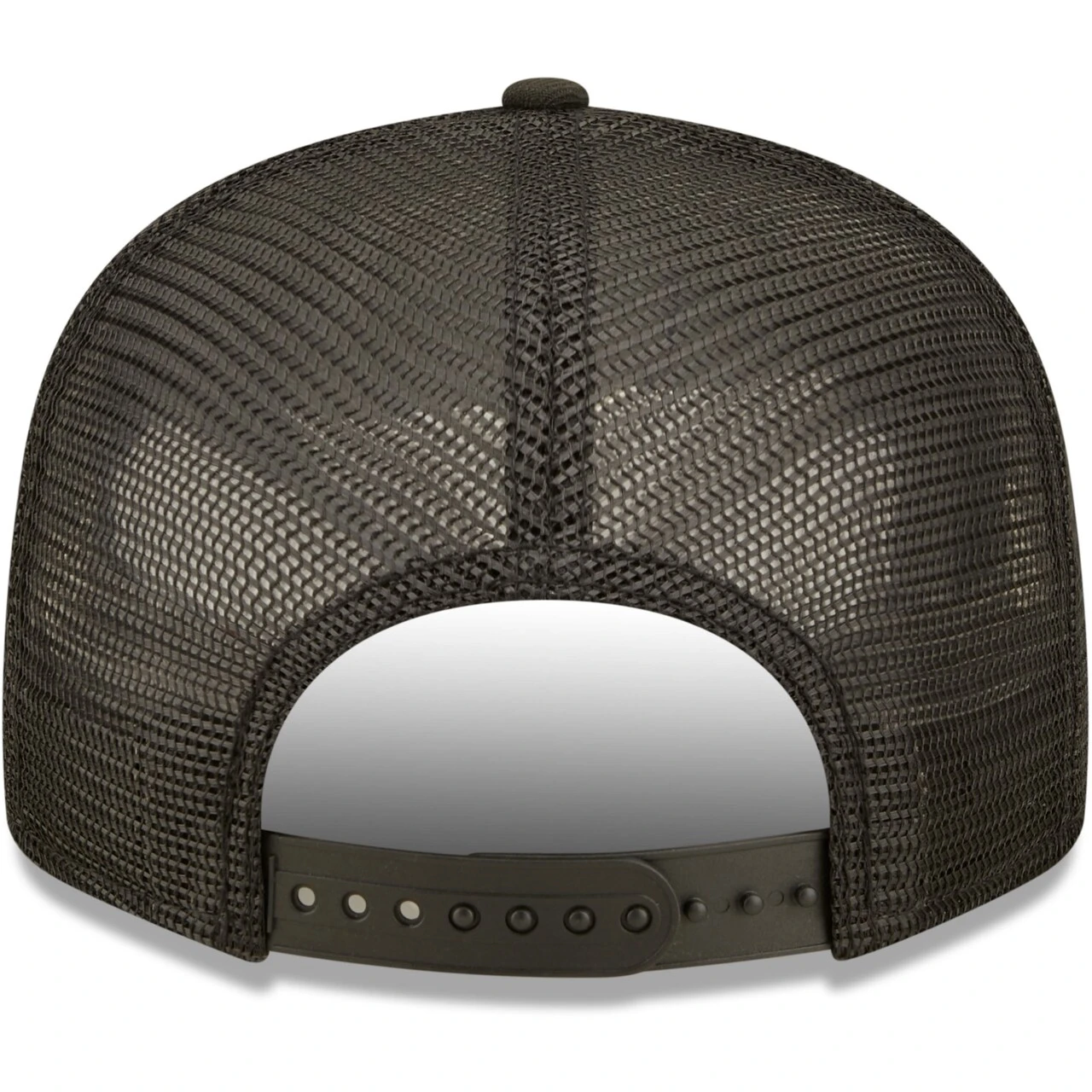 Men's Baltimore Orioles New Era Blackout Trucker 9FIFTY Snapback Hat 4 Men's Baltimore Orioles New Era Blackout Trucker 9FIFTY Snapback Hat - Image 4