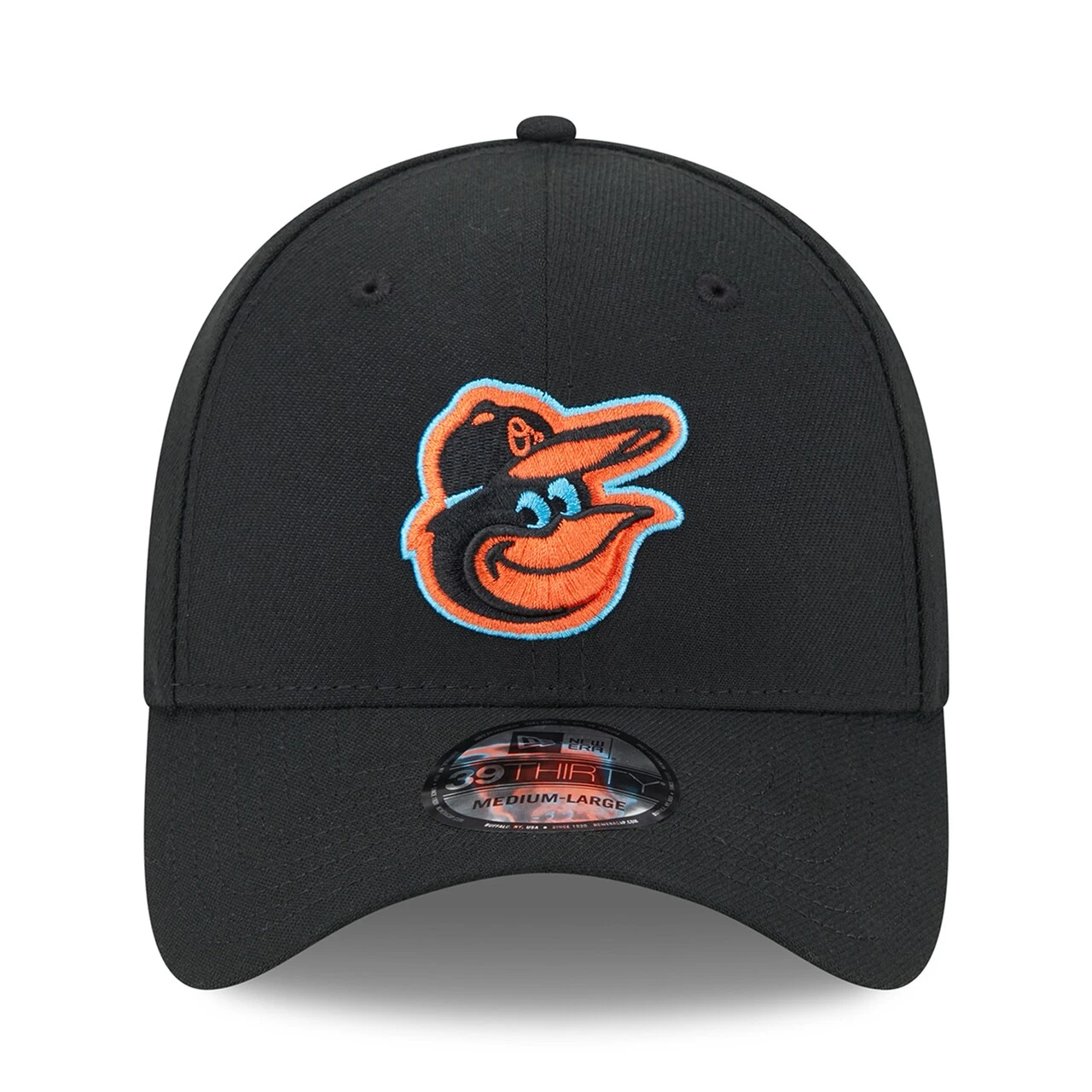Men's Baltimore Orioles New Era Black 2023 MLB Father's Day 39THIRTY Flex Hat 2 Men's Baltimore Orioles New Era Black 2023 MLB Father's Day 39THIRTY Flex Hat - Image 2