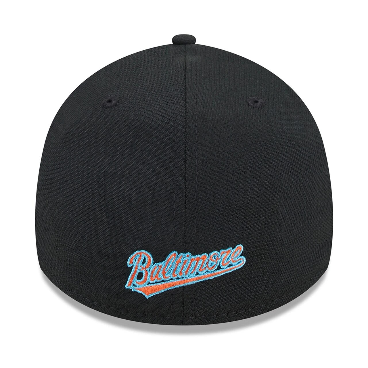 Men's Baltimore Orioles New Era Black 2023 MLB Father's Day 39THIRTY Flex Hat 4 Men's Baltimore Orioles New Era Black 2023 MLB Father's Day 39THIRTY Flex Hat - Image 4