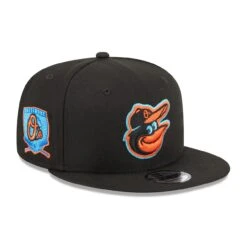 Men's Baltimore Orioles New Era Black 2023 MLB Father's Day 9FIFTY Snapback Hat