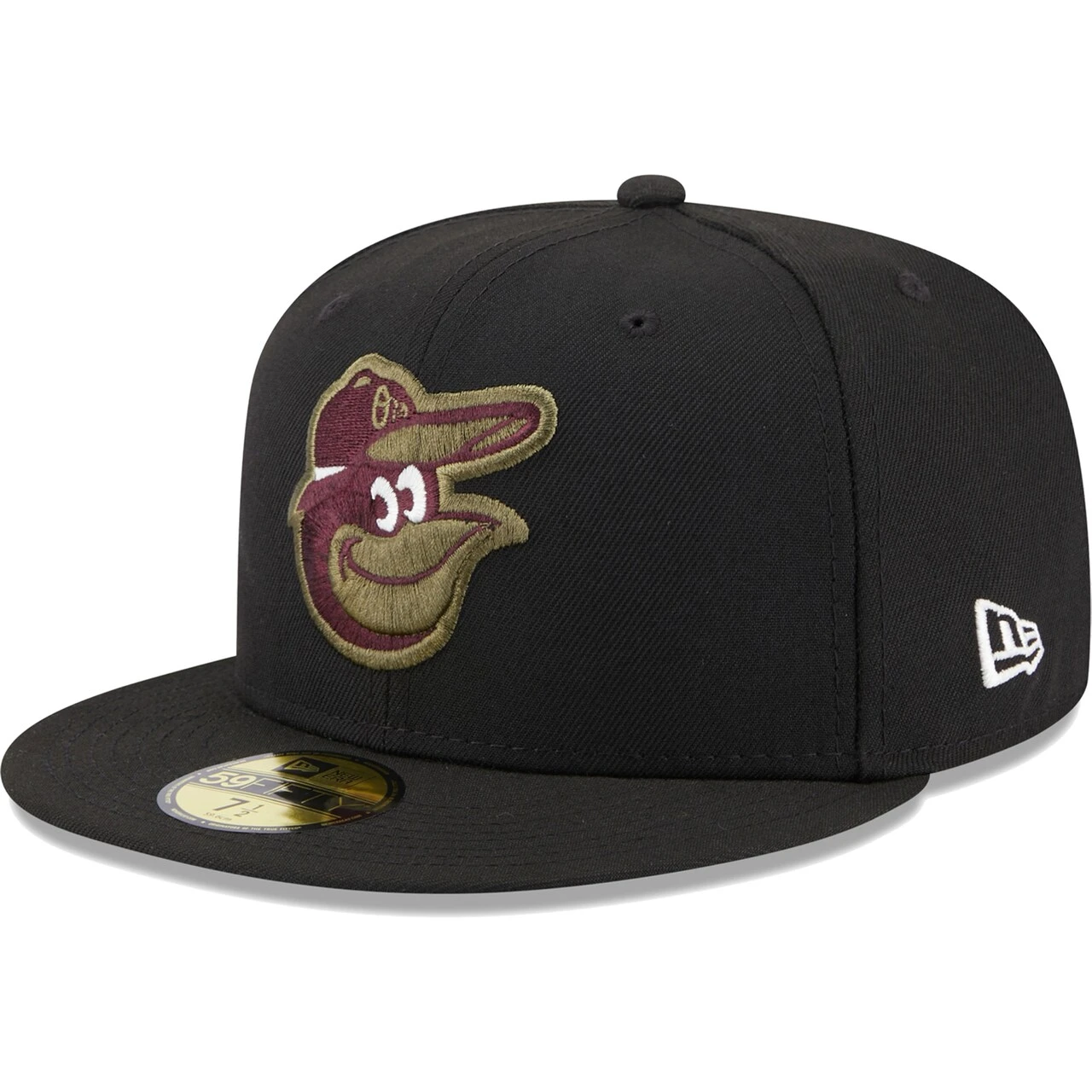 Men's Baltimore Orioles New Era Black 30th Anniversary Spring Training Botanical 59FIFTY Fitted Hat 3 Men's Baltimore Orioles New Era Black 30th Anniversary Spring Training Botanical 59FIFTY Fitted Hat - Image 3
