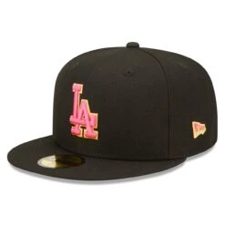 Men's Los Angeles Dodgers New Era Black Summer Sherbet 59FIFTY Fitted Hat -Hat Shop mens new era black los angeles dodgers summer sherbet 59fifty fitted hat ss5 p 4789510pv 3u et4pq4vuosegboqwafl2v l05jneettesgg32yqjn3