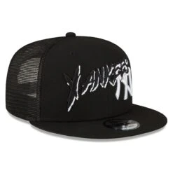 Men's New York Yankees New Era Black Street Trucker 9FIFTY Snapback Hat -Hat Shop mens new era black new york yankees street trucker 9fifty snapback hat ss5 p 4640909pv 3u mxigtjaczpopptshgkssv mkfbntjjk9m799kijnuh