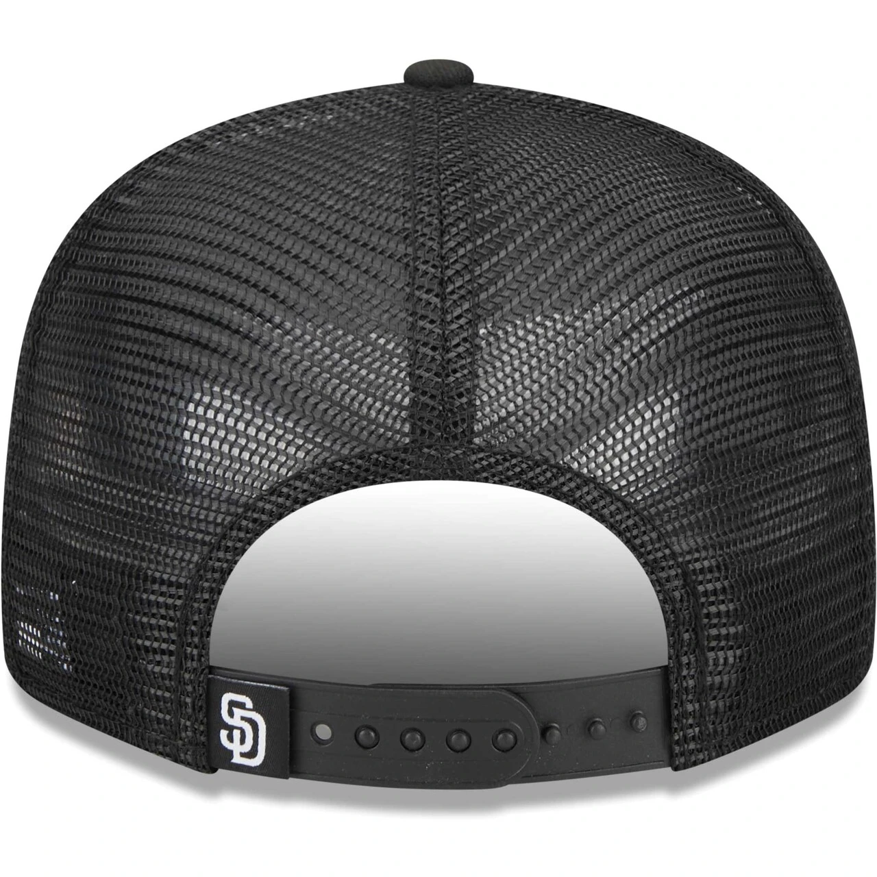 Men's San Diego Padres New Era Black Street Trucker 9FIFTY Snapback Hat 4 Men's San Diego Padres New Era Black Street Trucker 9FIFTY Snapback Hat - Image 4
