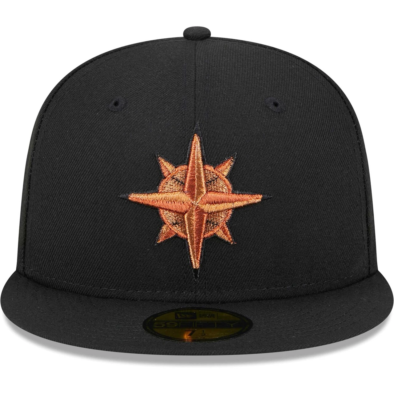 Men's Seattle Mariners New Era Black Metallic Pop 59FIFTY Fitted Hat 2 Men's Seattle Mariners New Era Black Metallic Pop 59FIFTY Fitted Hat - Image 2