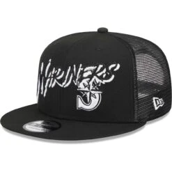 Men's Seattle Mariners New Era Black Street Trucker 9FIFTY Snapback Hat 6 Men's Seattle Mariners New Era Black Street Trucker 9FIFTY Snapback Hat -Hat Shop mens new era black seattle mariners street trucker 9fifty snapback hat ss5 p 4640904pv 3u lvz3hniy3abfqcfelgkzv gy3gonhzhxklaz74echi