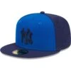 Men's New York Yankees New Era Blue Tri-Tone 59FIFTY Fitted Hat