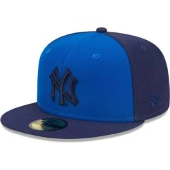 Men's New York Yankees New Era Blue Tri-Tone 59FIFTY Fitted Hat